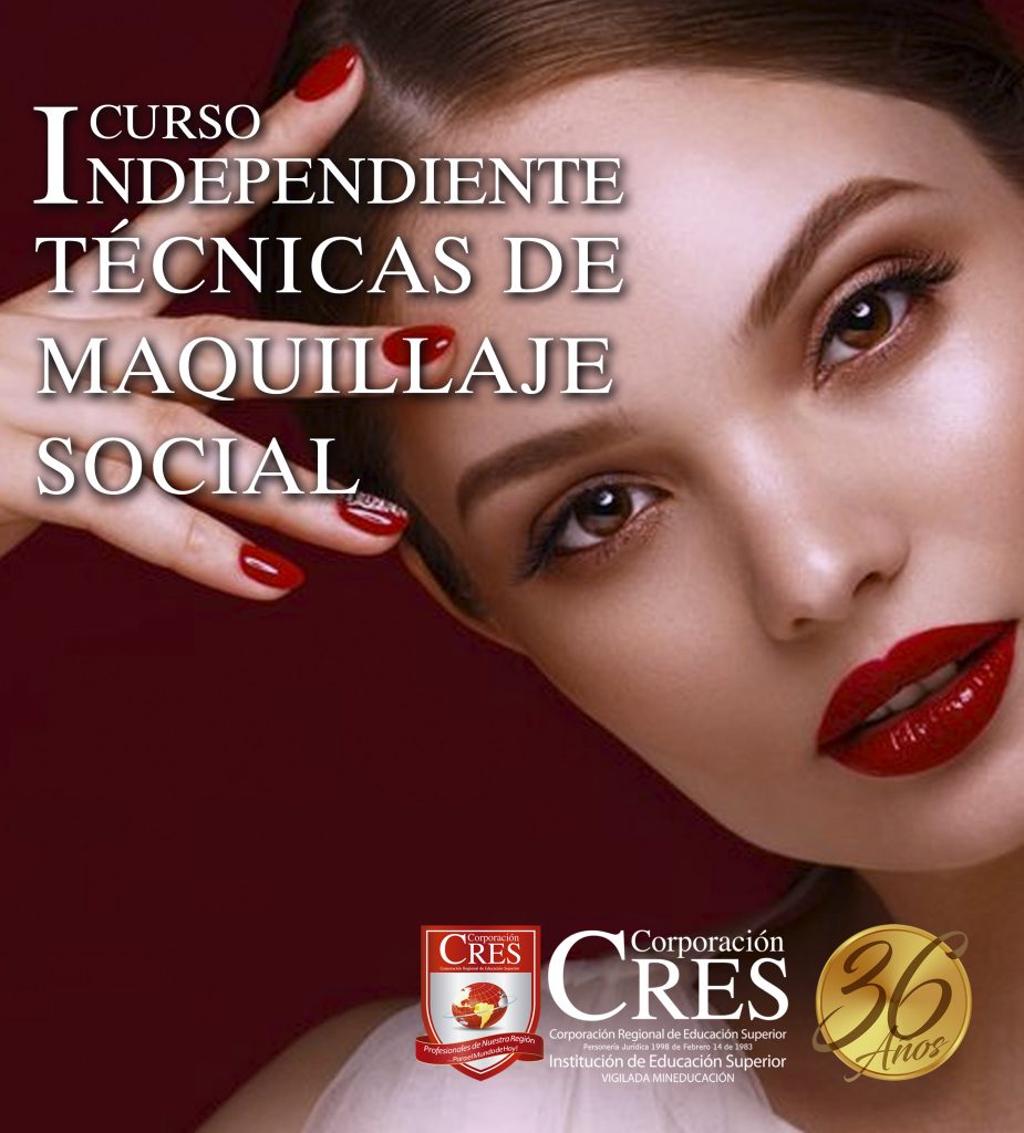 Curso Independiente Técnicas de Maquillaje Social - Corporación Regional de  Educación Superior